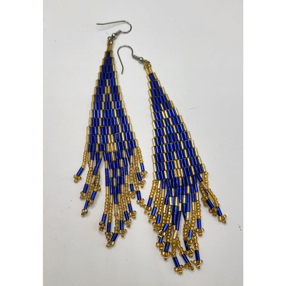 Vintage Pendant & Earrings Set Dangle Drop Necklace Matching Jewelry - Picture 8 of 11